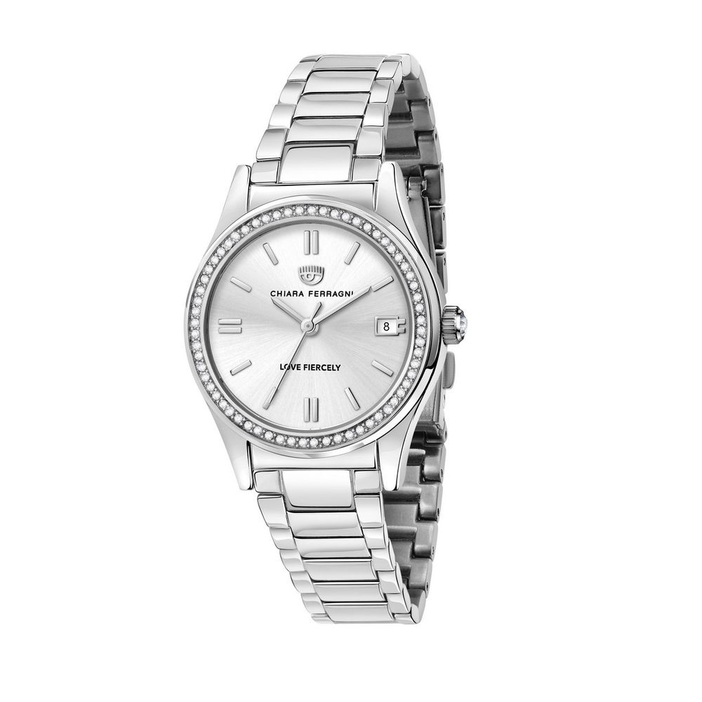 Chiara Ferragni Silver Stainless Steel Watch