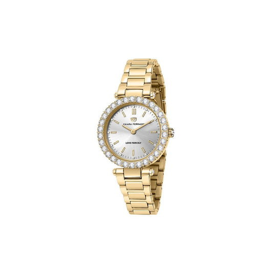 Chiara Ferragni Gold Stainless Steel Watch