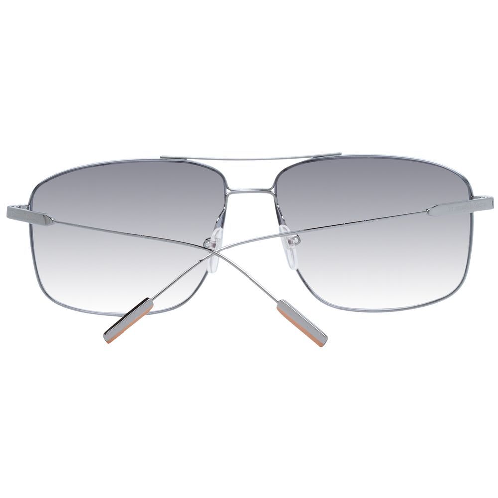 Ermenegildo Zegna Gray Metal Sunglasses