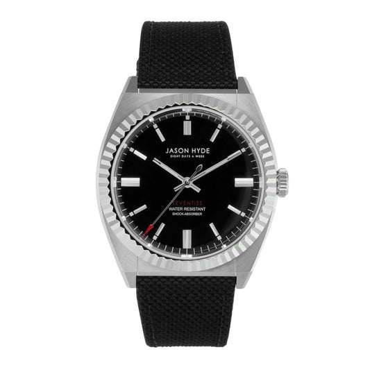 Jason Hyde Black Textile Watch