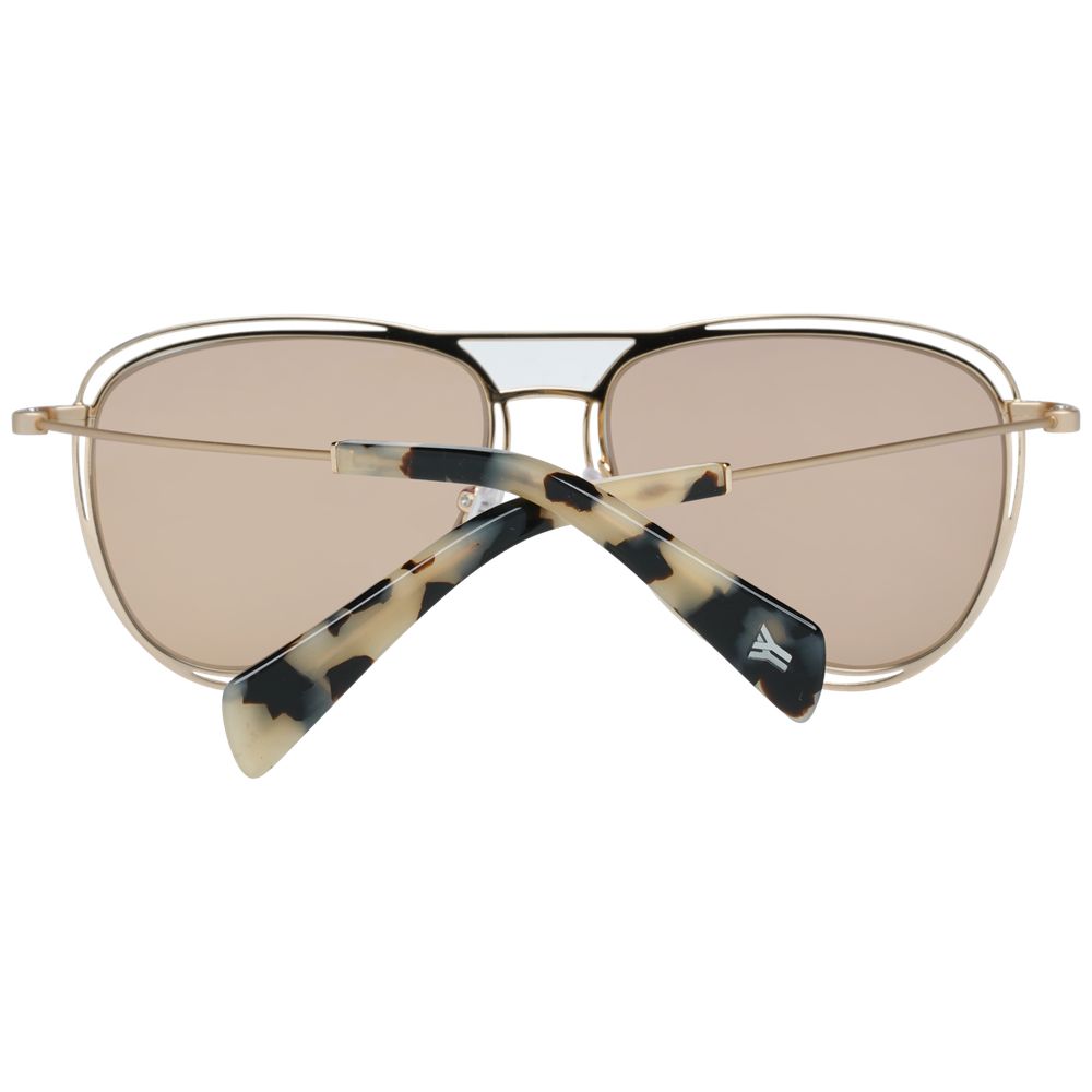 Yohji Yamamoto Gold Men Sunglasses