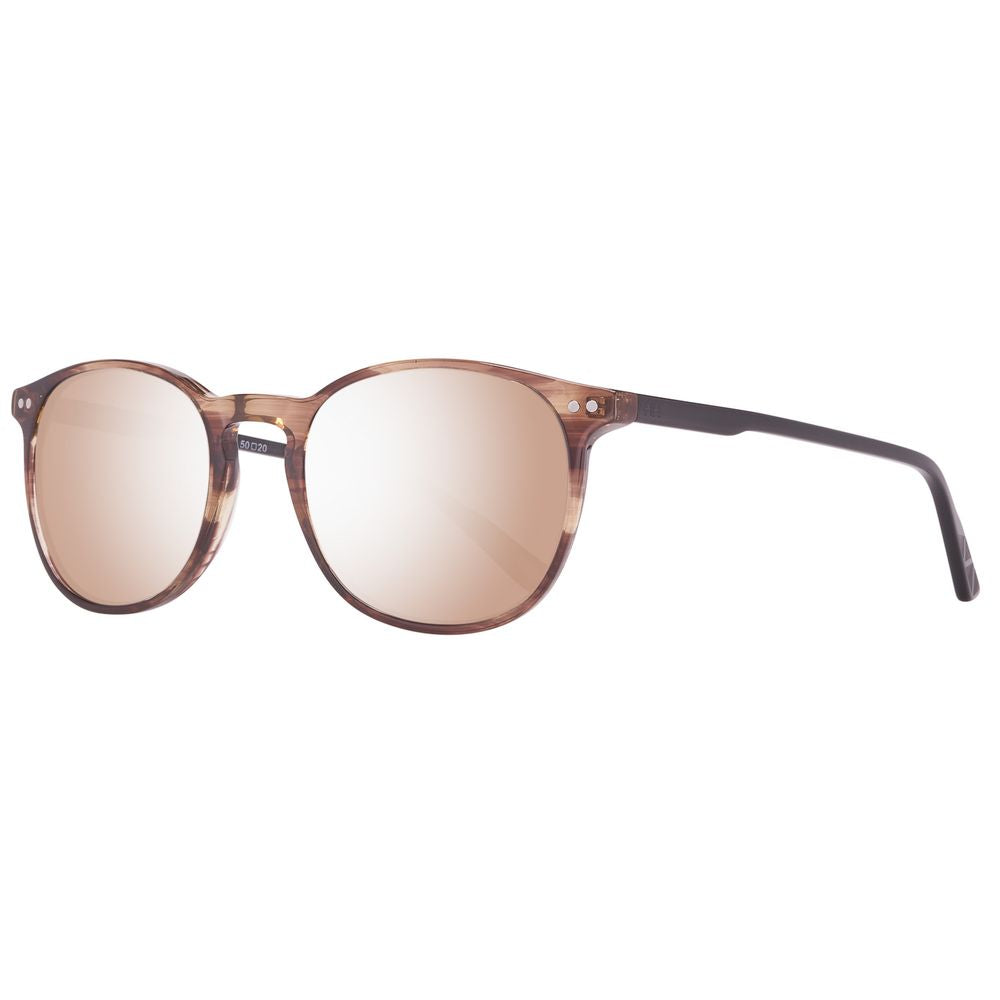 Helly Hansen Brown Plastic Sunglasses