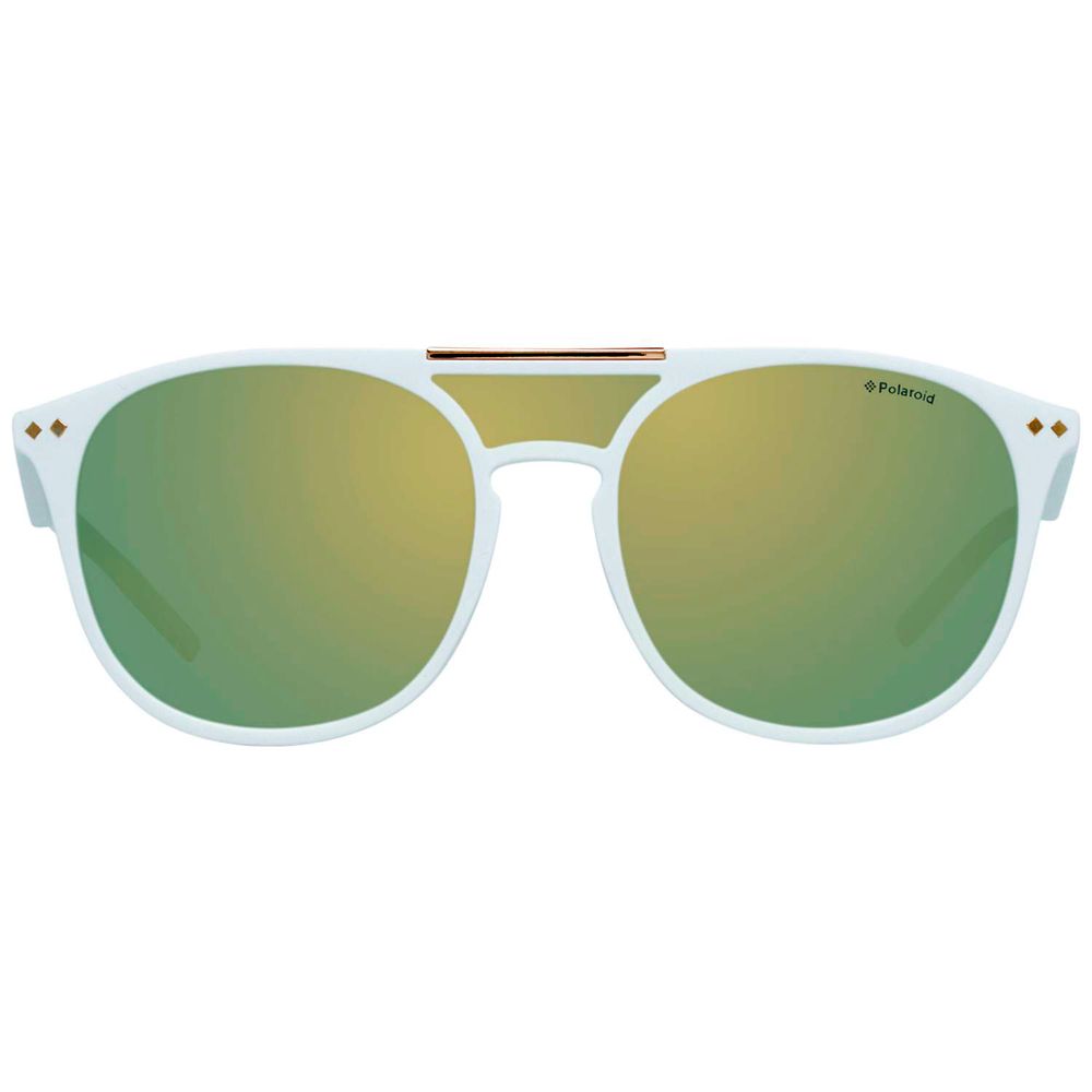 Polaroid White Plastic Sunglasses