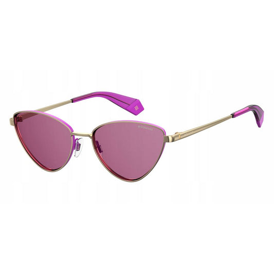 Polaroid Gold Metal Sunglasses