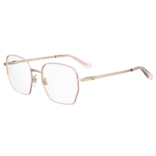 Love Moschino Gold Metal Frames