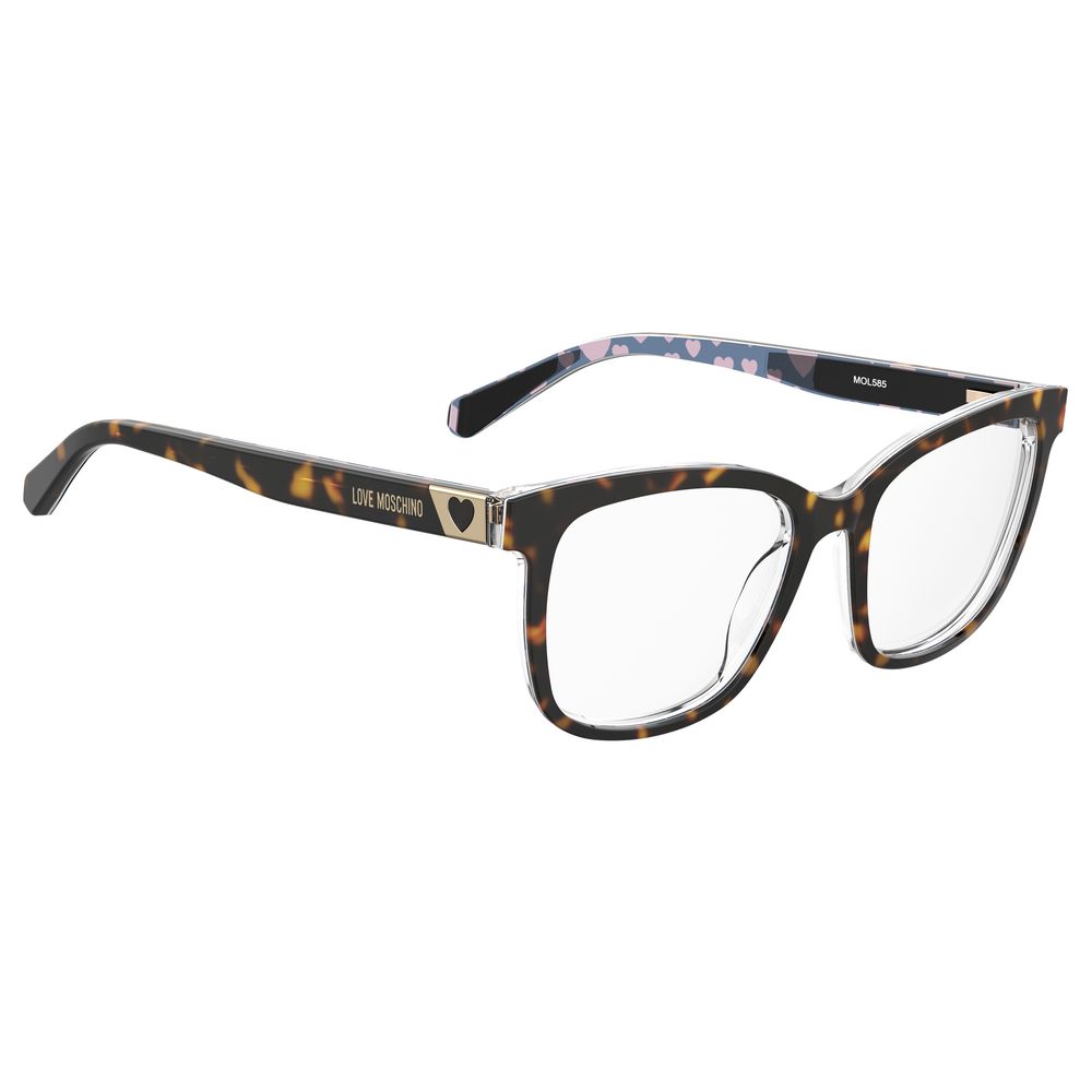 Love Moschino Brown Acetate Frames