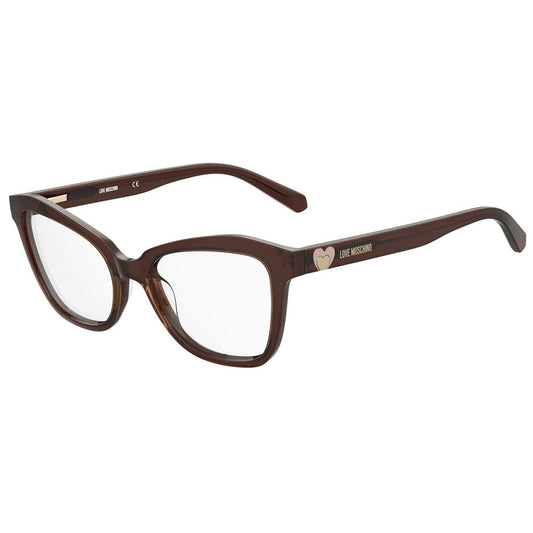 Love Moschino Brown Acetate Frames