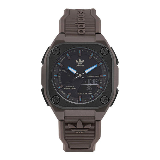 Adidas Brown Silicone Watch