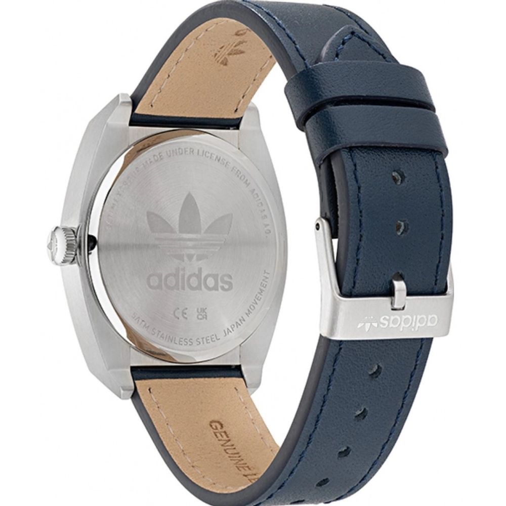 Adidas Blue Leather Watch