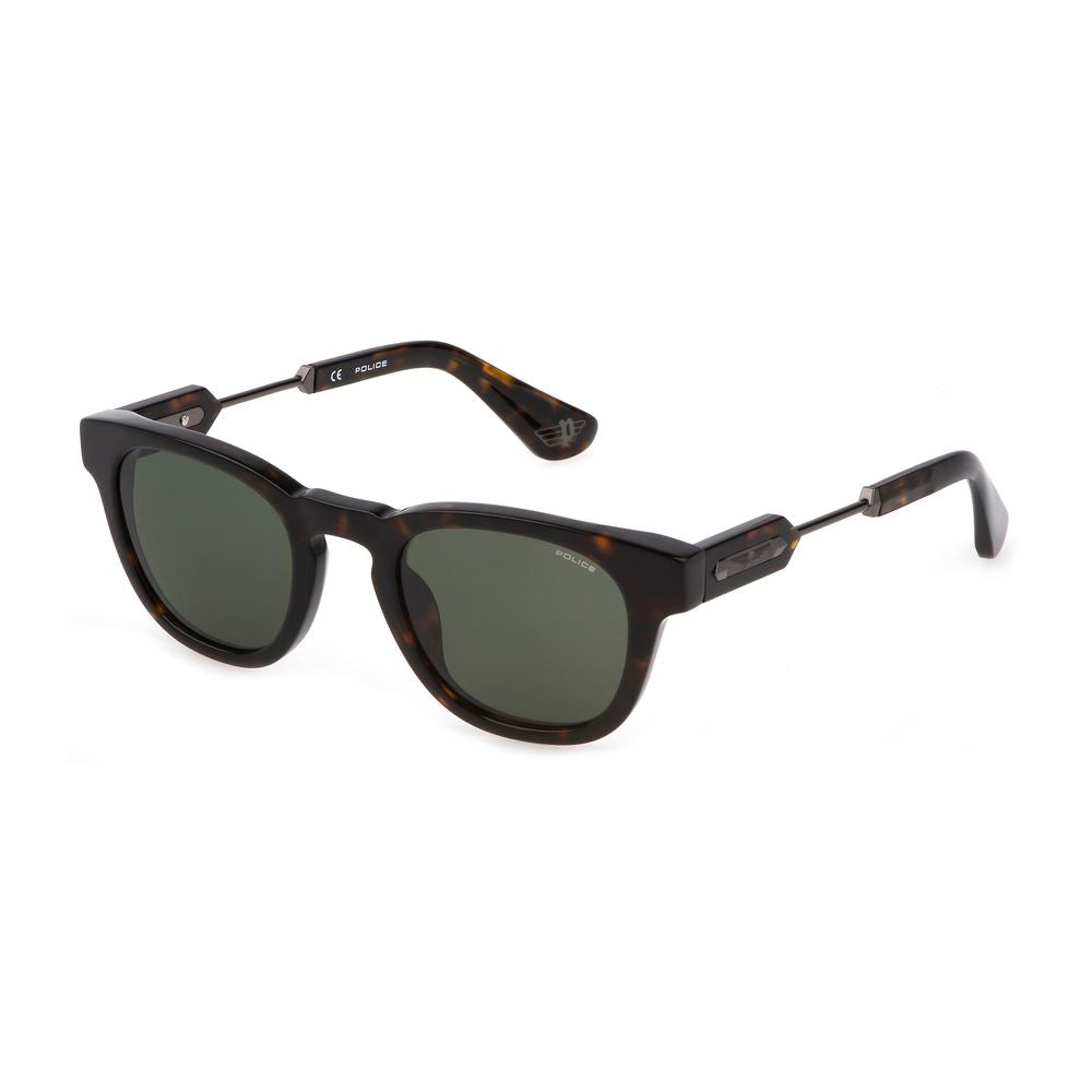 Police Brown Plastic Sunglasses