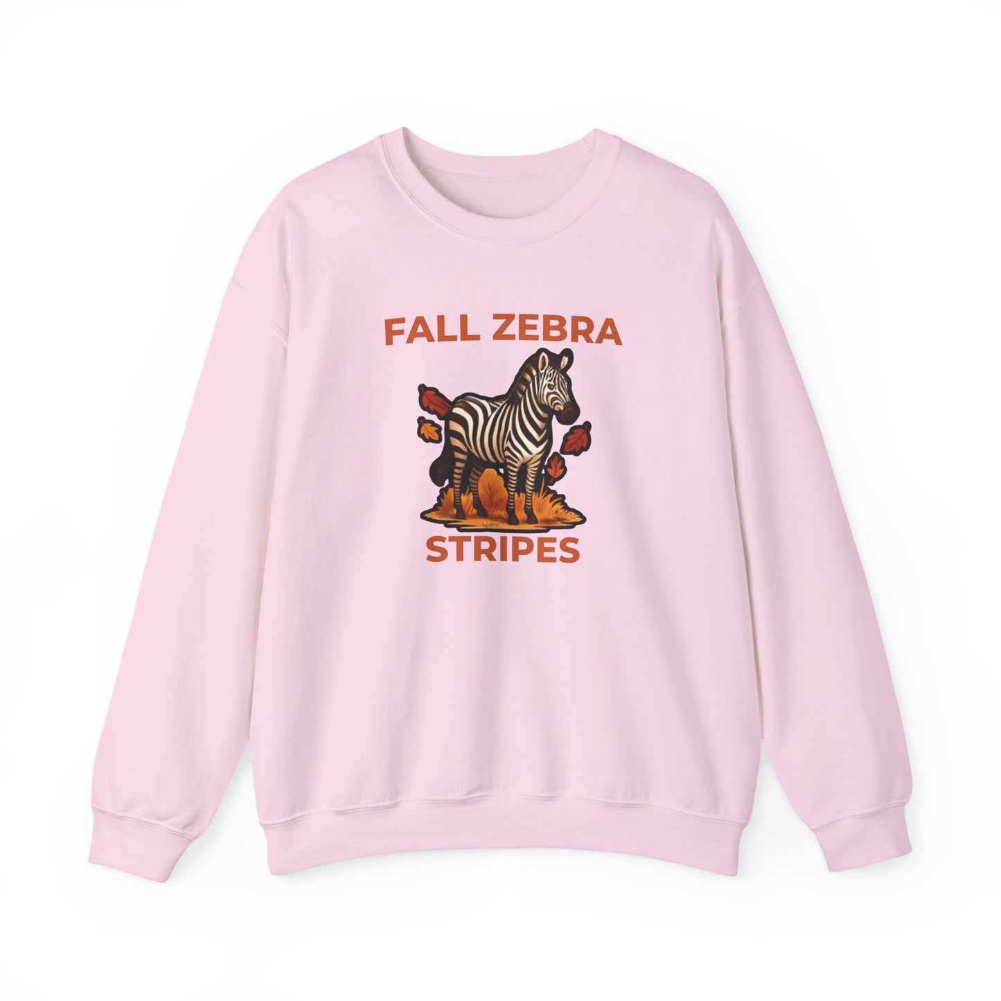 Fall Zebra Stripes Sweatshirt – Cozy Sweatshirt