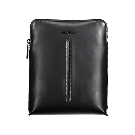 Calvin Klein Black Polyester Men Shoulder Bag