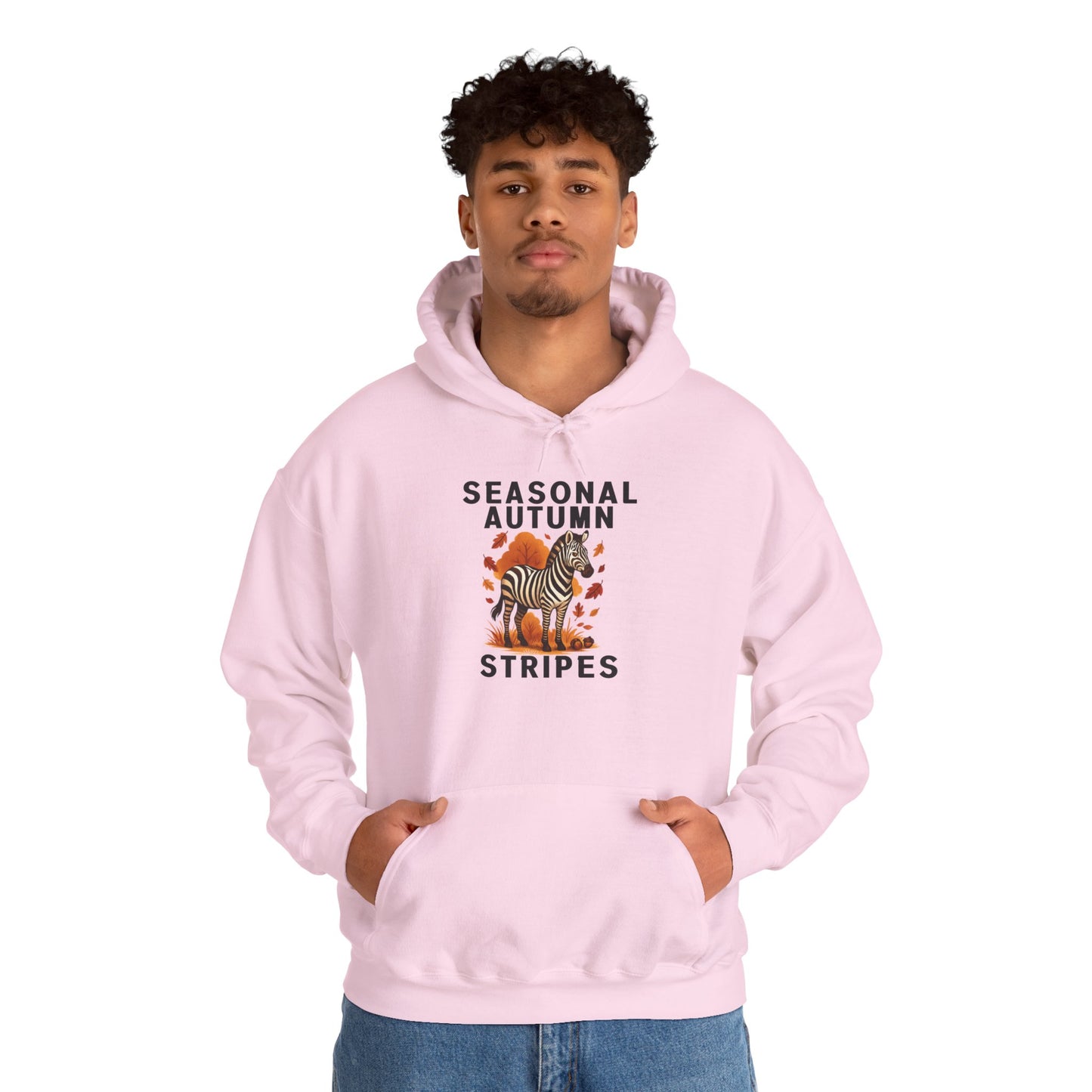 Seasonal Autumn Stripes – Zebra Hoodie