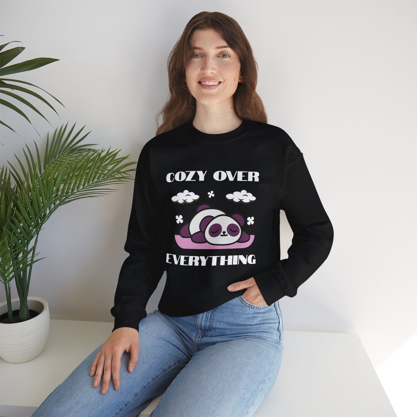 Cozy Over Everything Panda Sweatshirt