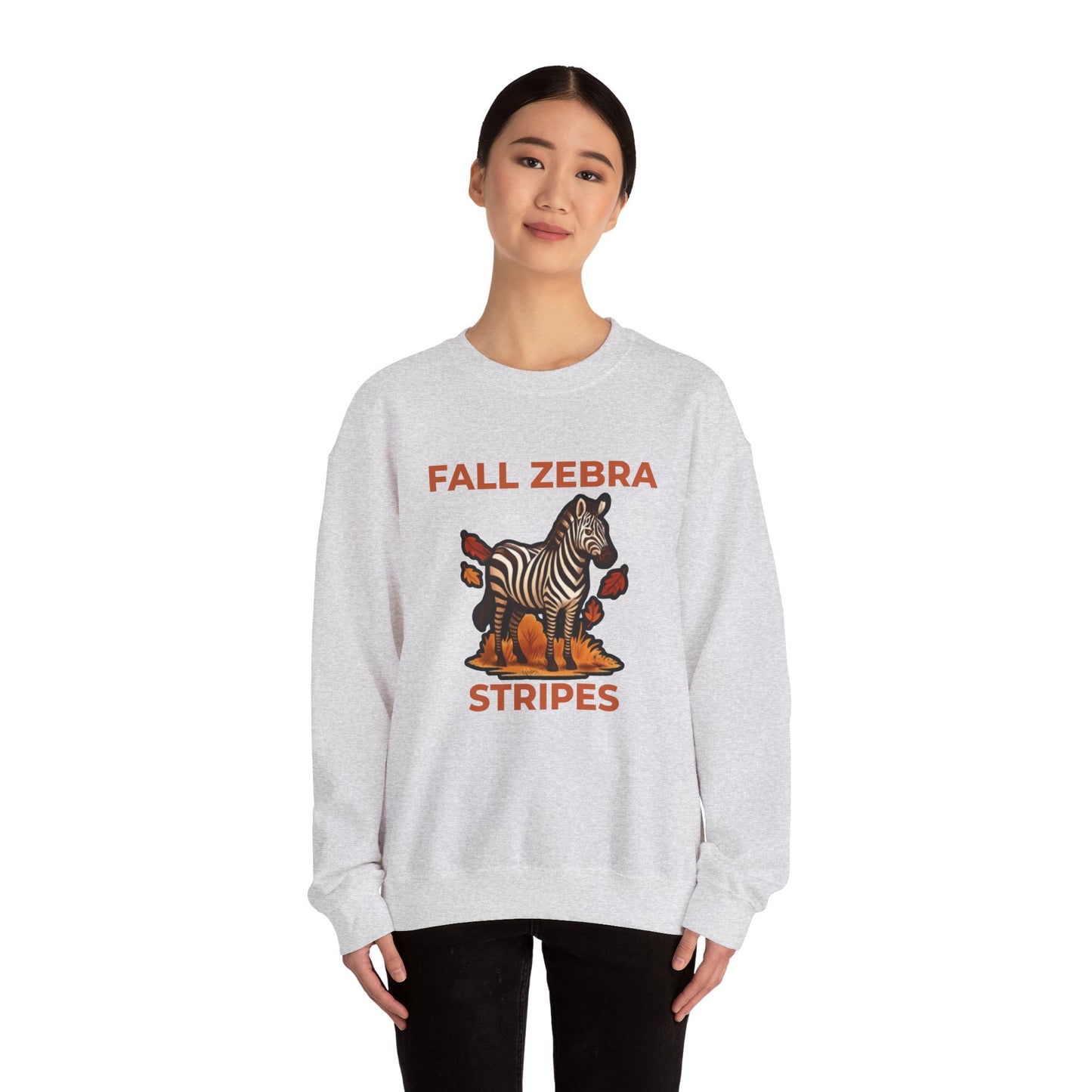 Fall Zebra Stripes Sweatshirt