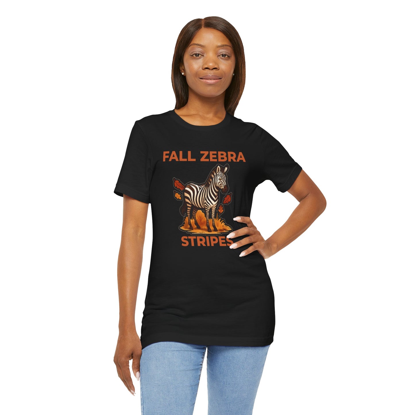 Fall Zebra Stripes Tee T-Shirt