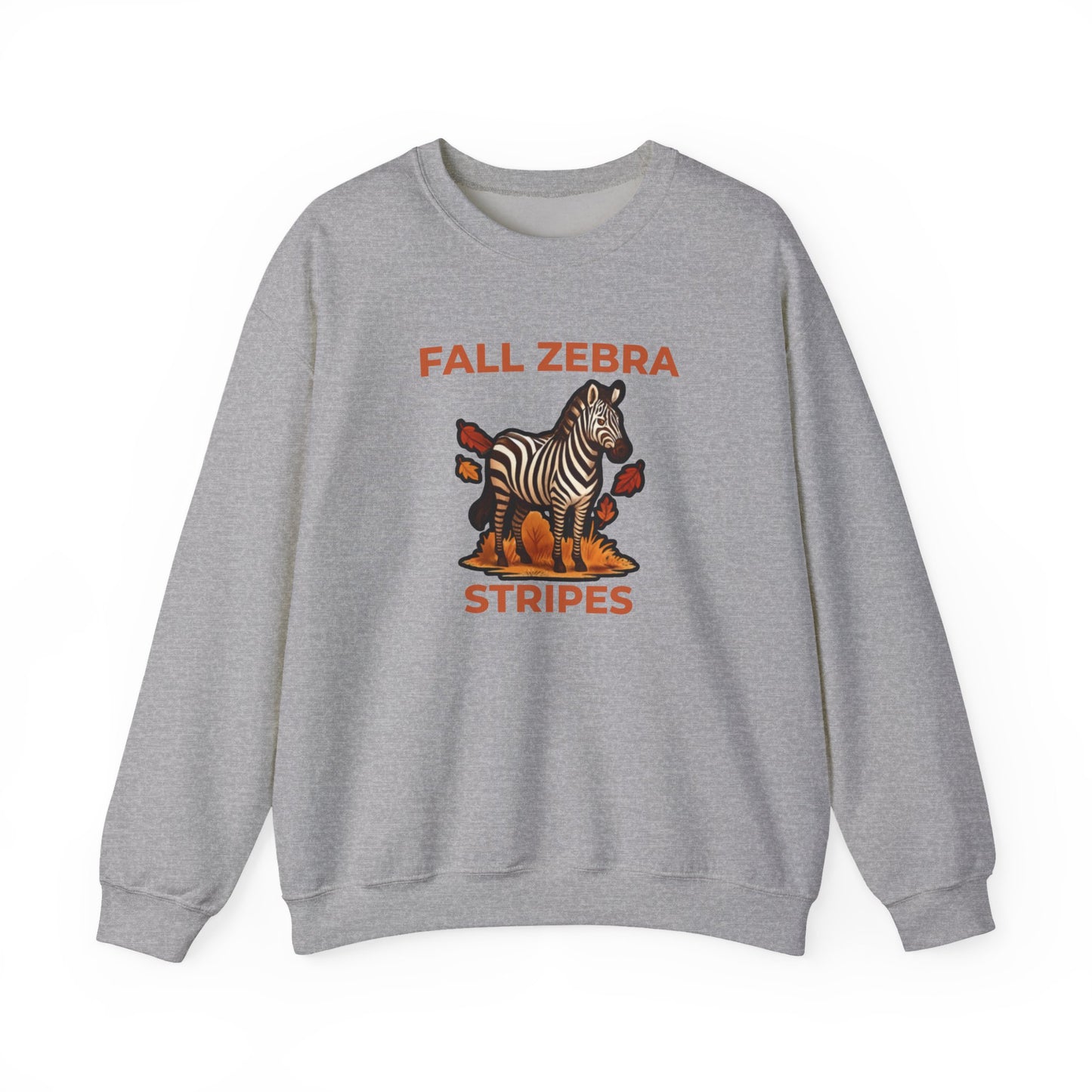 Fall Zebra Stripes Sweatshirt – Cozy Sweatshirt