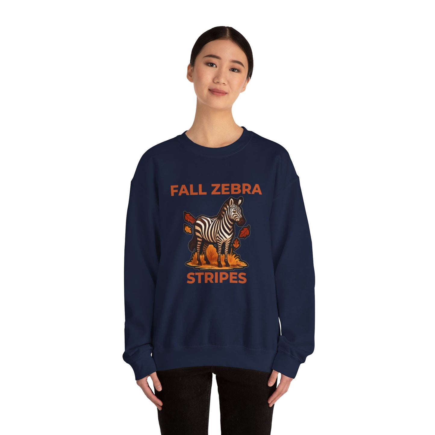 Fall Zebra Stripes Sweatshirt