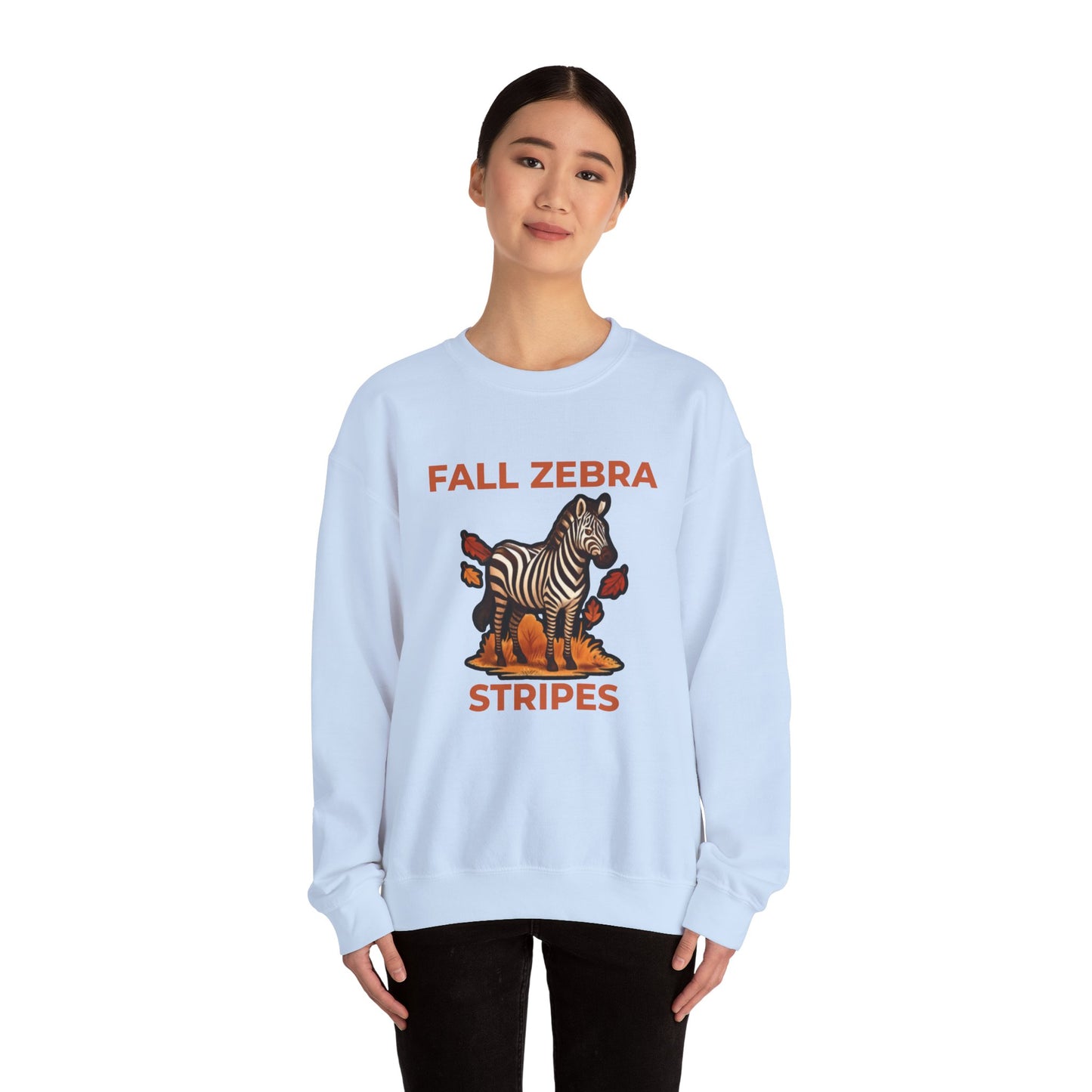 Fall Zebra Stripes Sweatshirt
