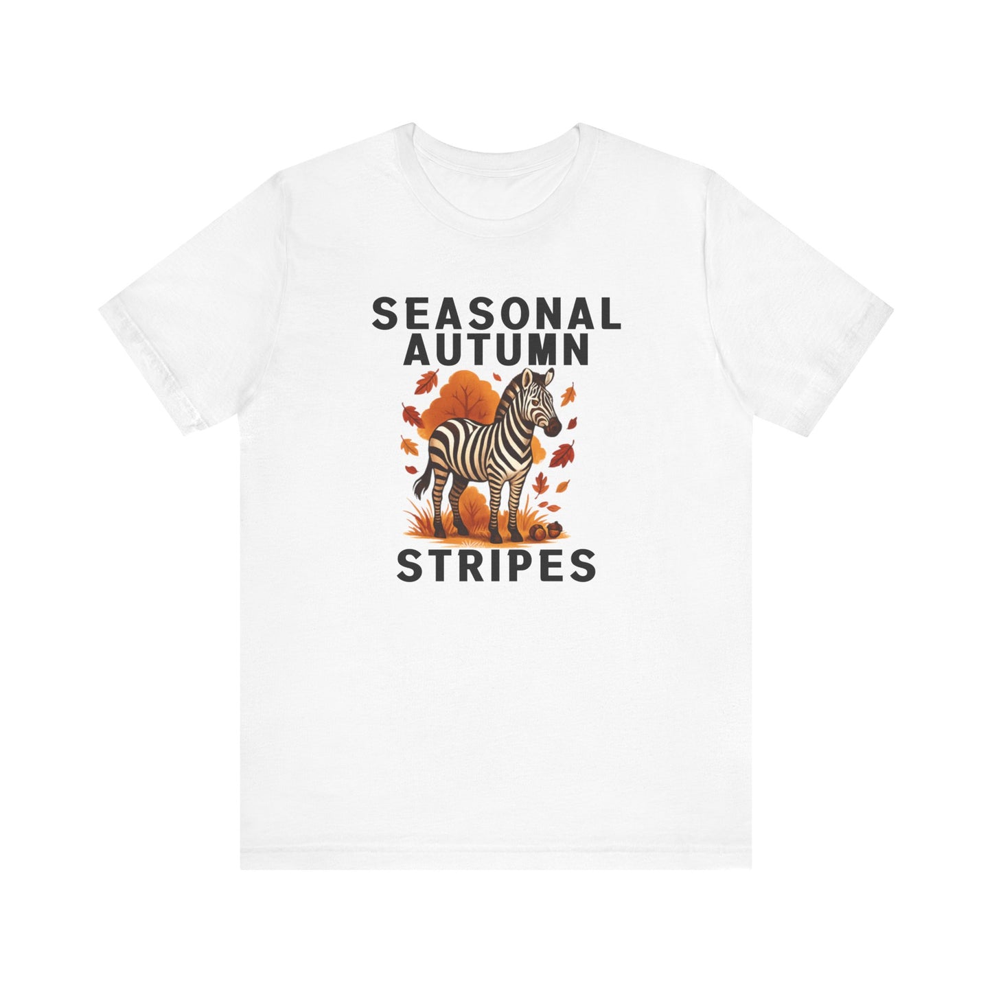 Seasonal Autumn Stripes – Zebra Tee T-Shirt