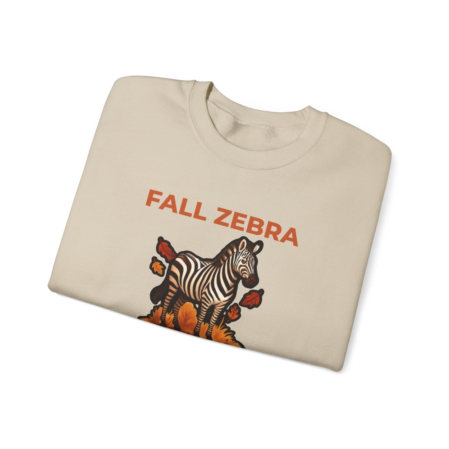 Fall Zebra Stripes Sweatshirt – Cozy Sweatshirt